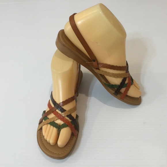 Lorenzo Chelini Shoes - NEW Leather Strappy Sandals LORENZO CHELINI 6